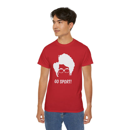 Go Sport! - T-Shirt | Hochwertig, 100 % Baumwolle, Weich & Bequem mit Rundhalsausschnitt