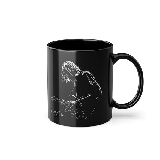 Kurt Cobain Mug - Motivational Sip, Gift for Coffee Lovers, Inspirational Mug, Office Mug, Daily Coffee Cup