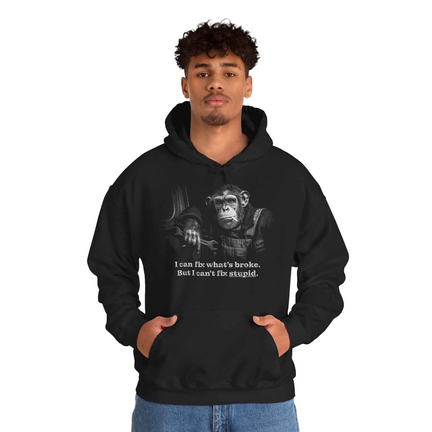 Monkey Wrench – Premium Komfort Hoodie