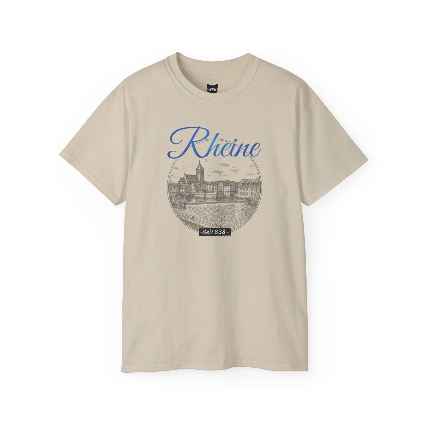 Rheine - T-Shirt | Hochwertig, 100 % Baumwolle, Weich & Bequem mit Rundhalsausschnitt