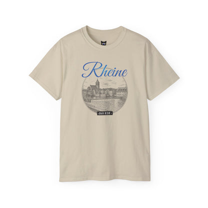 Rheine - T-Shirt | Hochwertig, 100 % Baumwolle, Weich & Bequem mit Rundhalsausschnitt