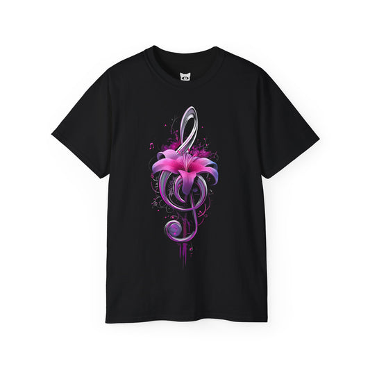 Lilly Note - T-Shirt | Hochwertig, 100 % Baumwolle, Weich & Bequem mit Rundhalsausschnitt