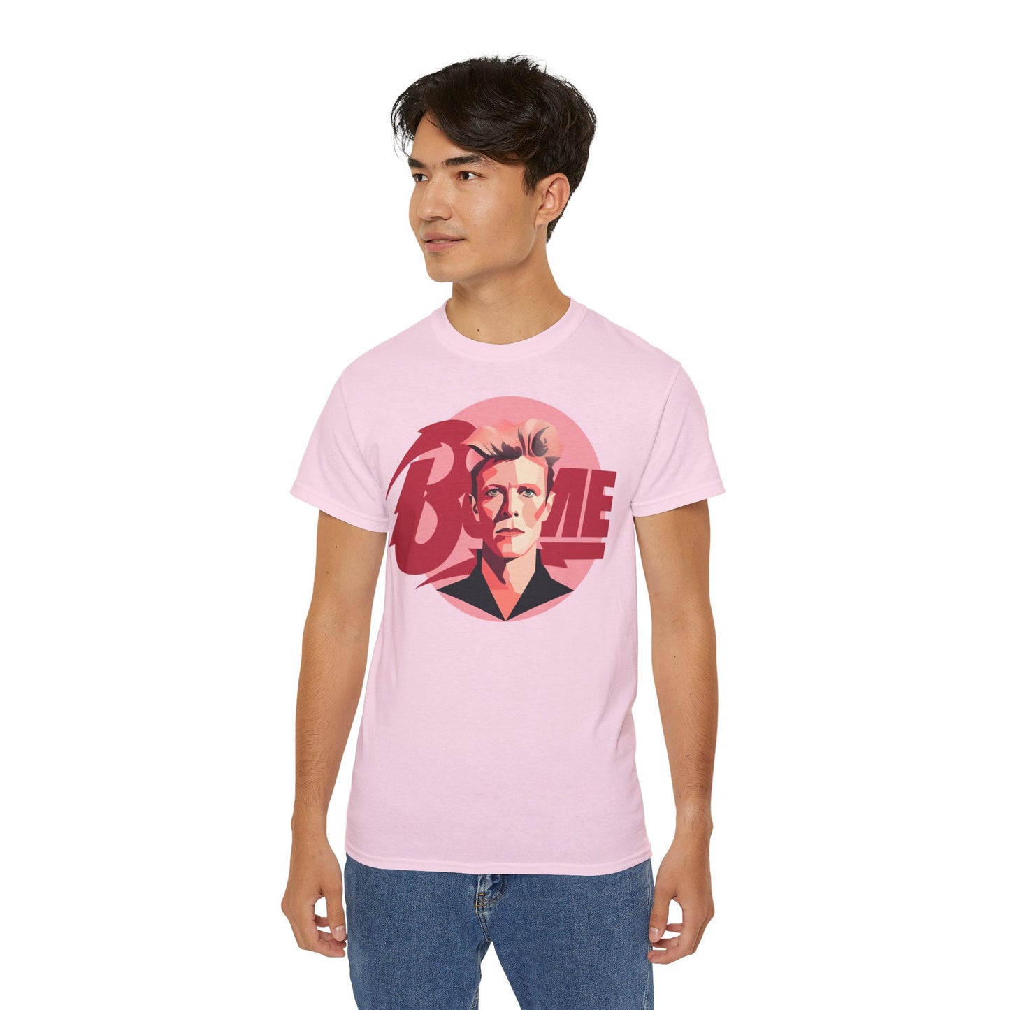Bowie T-Shirt | Hochwertig, 100 % Baumwolle, Weich & Bequem mit Rundhalsausschnitt