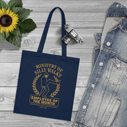 Ministry of Silly Walks - Stoffbeutel, Einkaufstasche aus Bio-Baumwolle, umweltfreundliches Geschenk, Stoffbeutel mit Totenkopfmotiv, Tasche im Boho-Stil