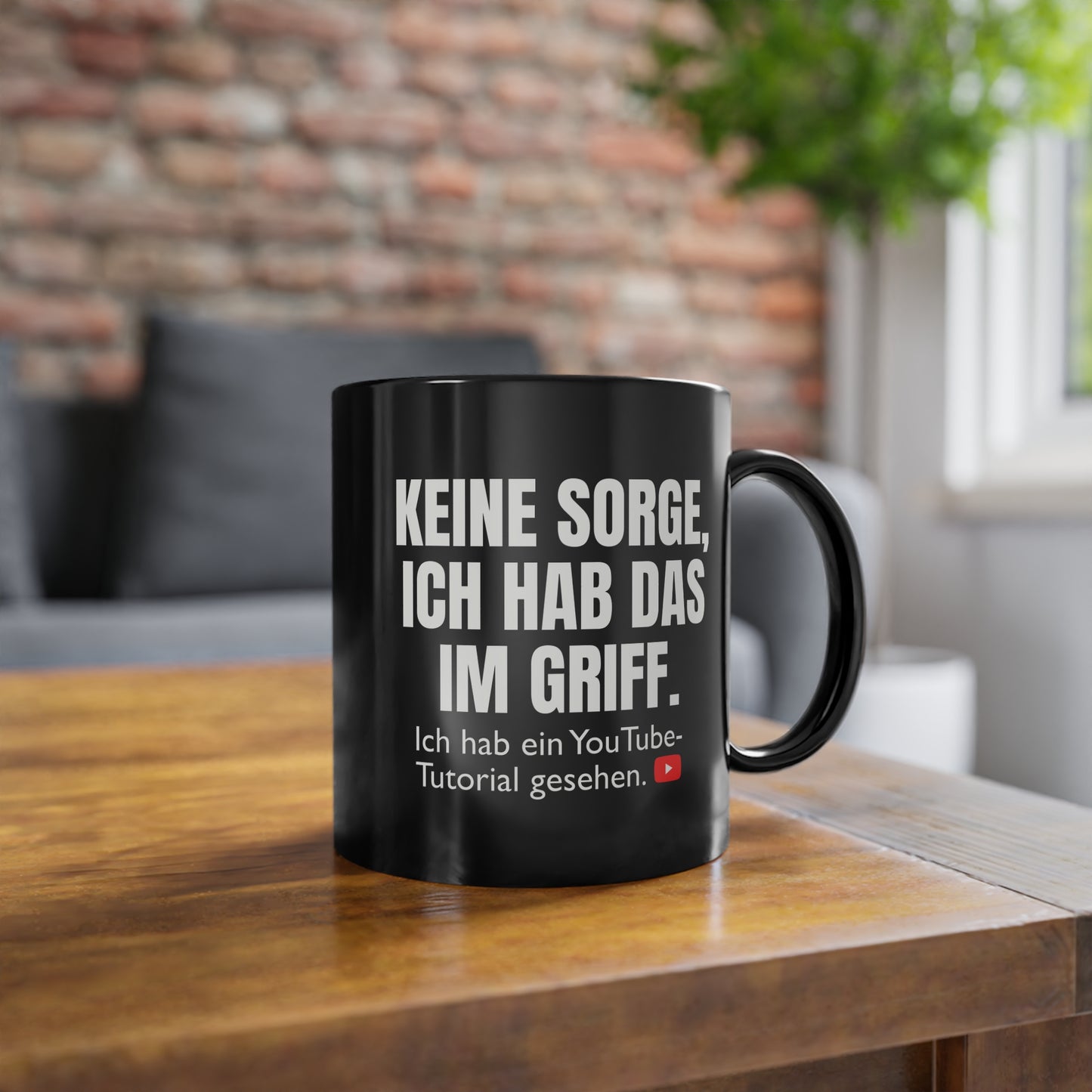 KEINE SORGE ... Mug - Motivational Sip, Gift for Coffee Lovers, Inspirational Mug, Office Mug, Daily Coffee Cup