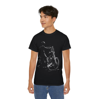 Chopper Rider - T-Shirt | Hochwertig, 100 % Baumwolle, Weich & Bequem mit Rundhalsausschnitt