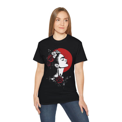 Frida Kahlo T-Shirt | Hochwertig, 100 % Baumwolle, Weich & Bequem mit Rundhalsausschnitt