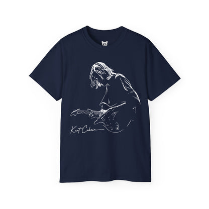 Kurt Cobain T-Shirt | Hochwertig, 100 % Baumwolle, Weich & Bequem mit Rundhalsausschnitt