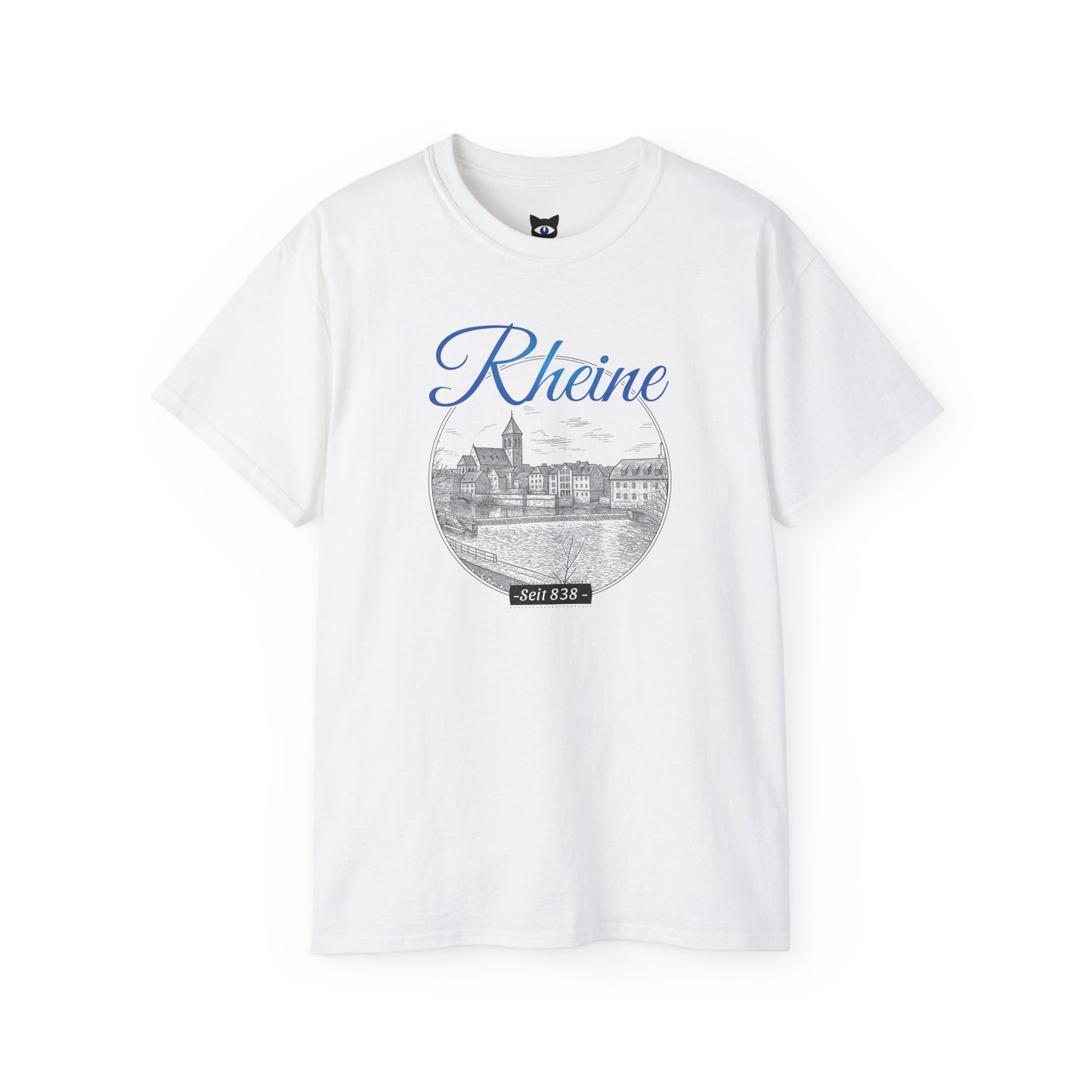 Rheine - T-Shirt | Hochwertig, 100 % Baumwolle, Weich & Bequem mit Rundhalsausschnitt