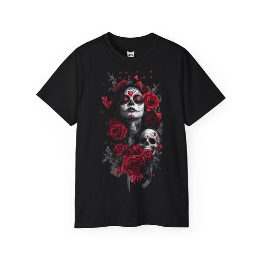 Dia de los Muerto | Hochwertig, 100 % Baumwolle, Weich & Bequem mit Rundhalsausschnitt