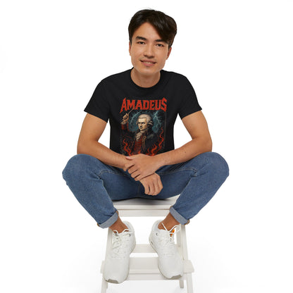 AMADEUS - ROCKS - T-Shirt | Hochwertig, 100 % Baumwolle, Weich & Bequem mit Rundhalsausschnitt