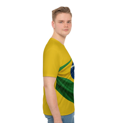 Brazil-Flaggen T-Shirt – Lässiger Style mit Vintage-Touch