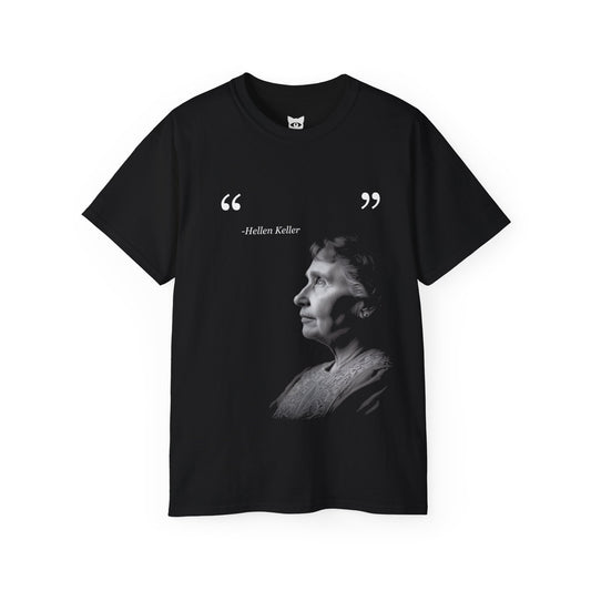 Hellen Keller T-Shirt | Hochwertig, 100 % Baumwolle, Weich & Bequem mit Rundhalsausschnitt
