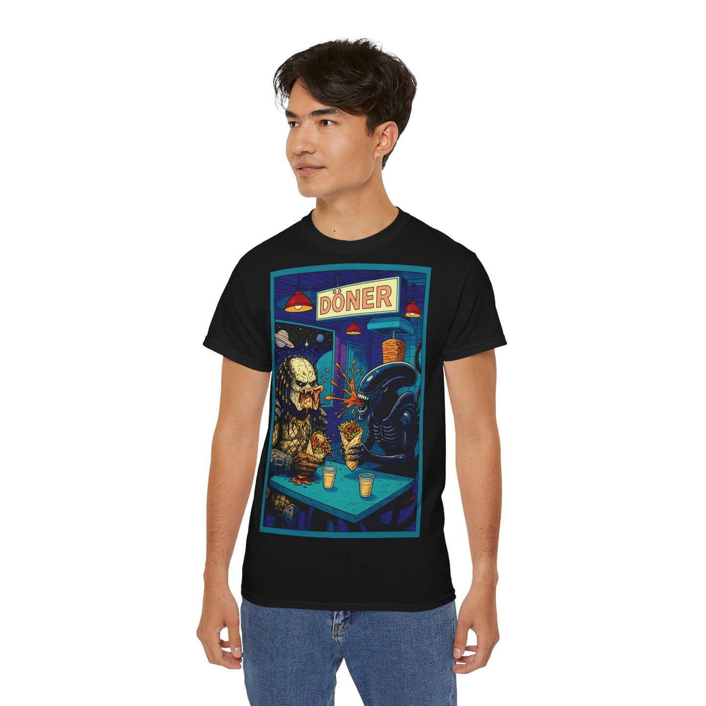 Lunch Time | Hochwertig, 100 % Baumwolle, Weich & Bequem mit Rundhalsausschnitt