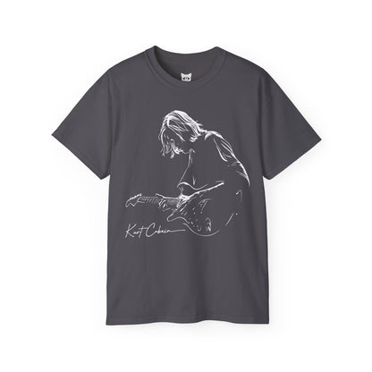 Kurt Cobain T-Shirt | Hochwertig, 100 % Baumwolle, Weich & Bequem mit Rundhalsausschnitt