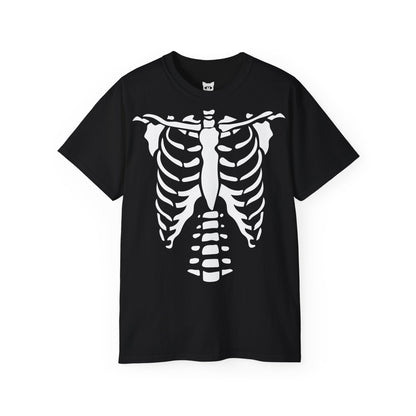Skeleton - T-Shirt | Hochwertig, 100 % Baumwolle, Weich & Bequem mit Rundhalsausschnitt