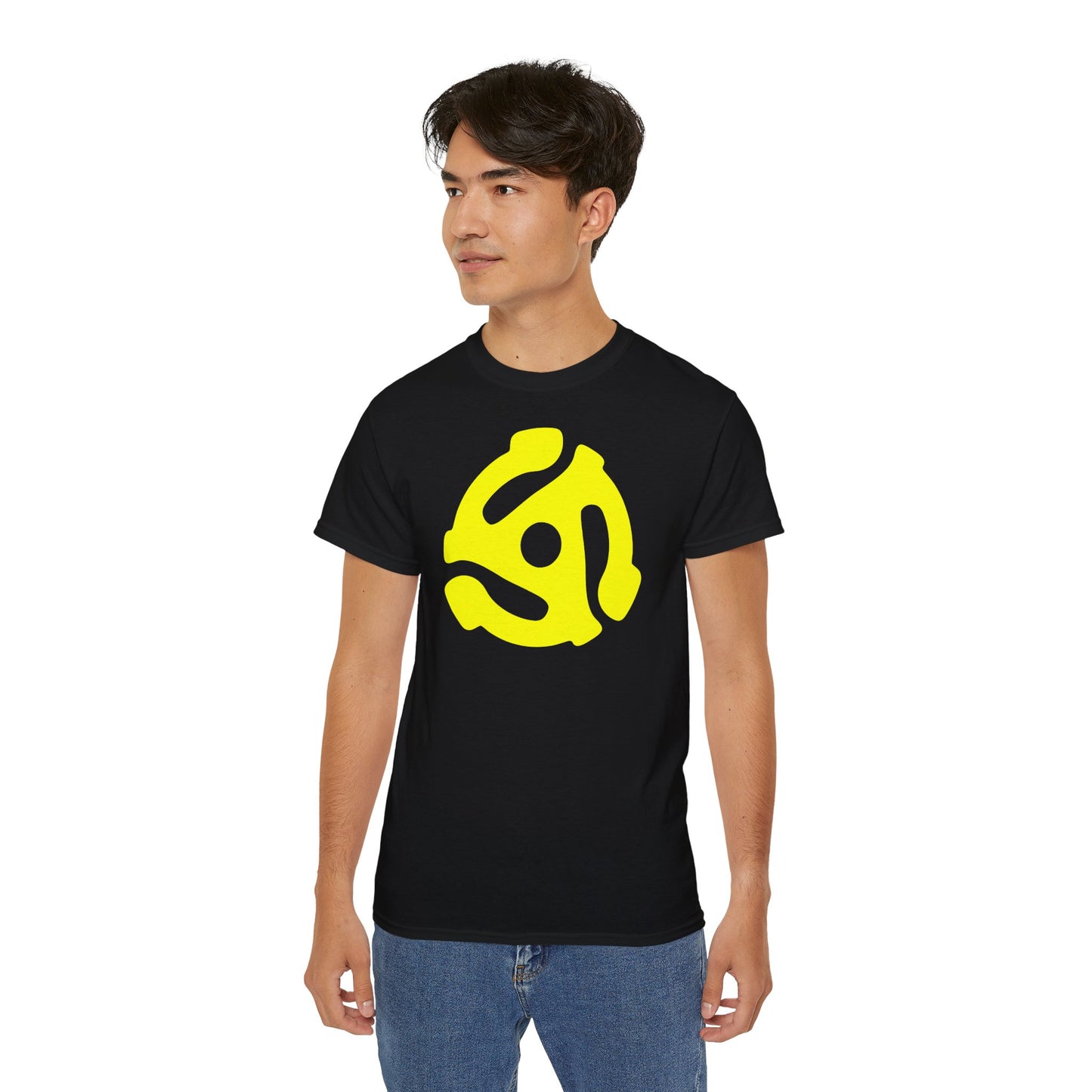 45 RPM - T-Shirt | Hochwertig, 100 % Baumwolle, Weich & Bequem mit Rundhalsausschnitt