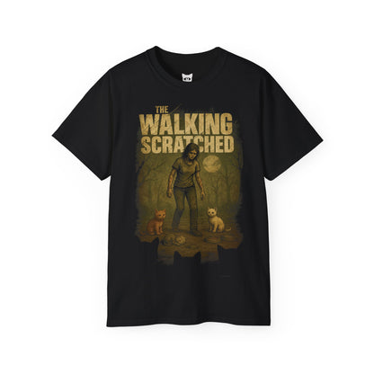 The Walking Scratched - T-Shirt | Hochwertig, 100 % Baumwolle, Weich & Bequem mit Rundhalsausschnitt