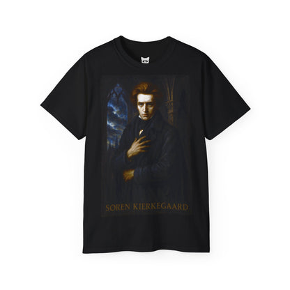 Søren Kierkegaard (1813–1855) T-Shirt | Hochwertig, 100 % Baumwolle, Weich & Bequem mit Rundhalsausschnitt