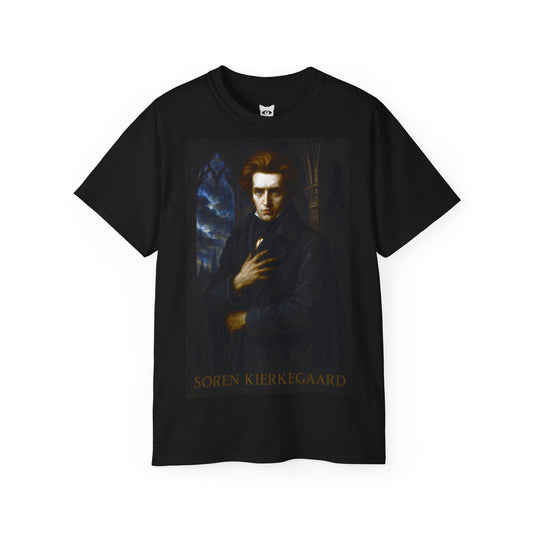 Søren Kierkegaard (1813–1855) T-Shirt | Hochwertig, 100 % Baumwolle, Weich & Bequem mit Rundhalsausschnitt
