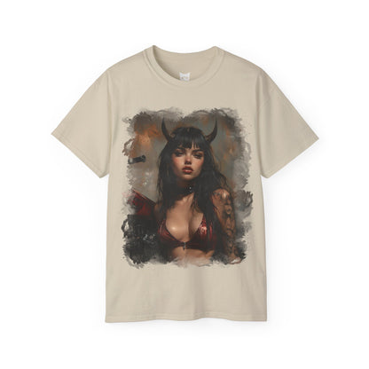 Hell Vixen #2 - T-Shirt | Hochwertig, 100 % Baumwolle, Weich & Bequem mit Rundhalsausschnitt