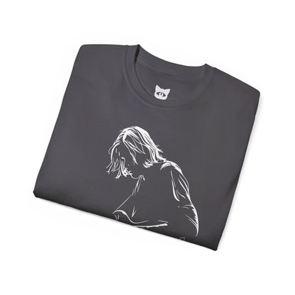 Kurt Cobain T-Shirt | Hochwertig, 100 % Baumwolle, Weich & Bequem mit Rundhalsausschnitt