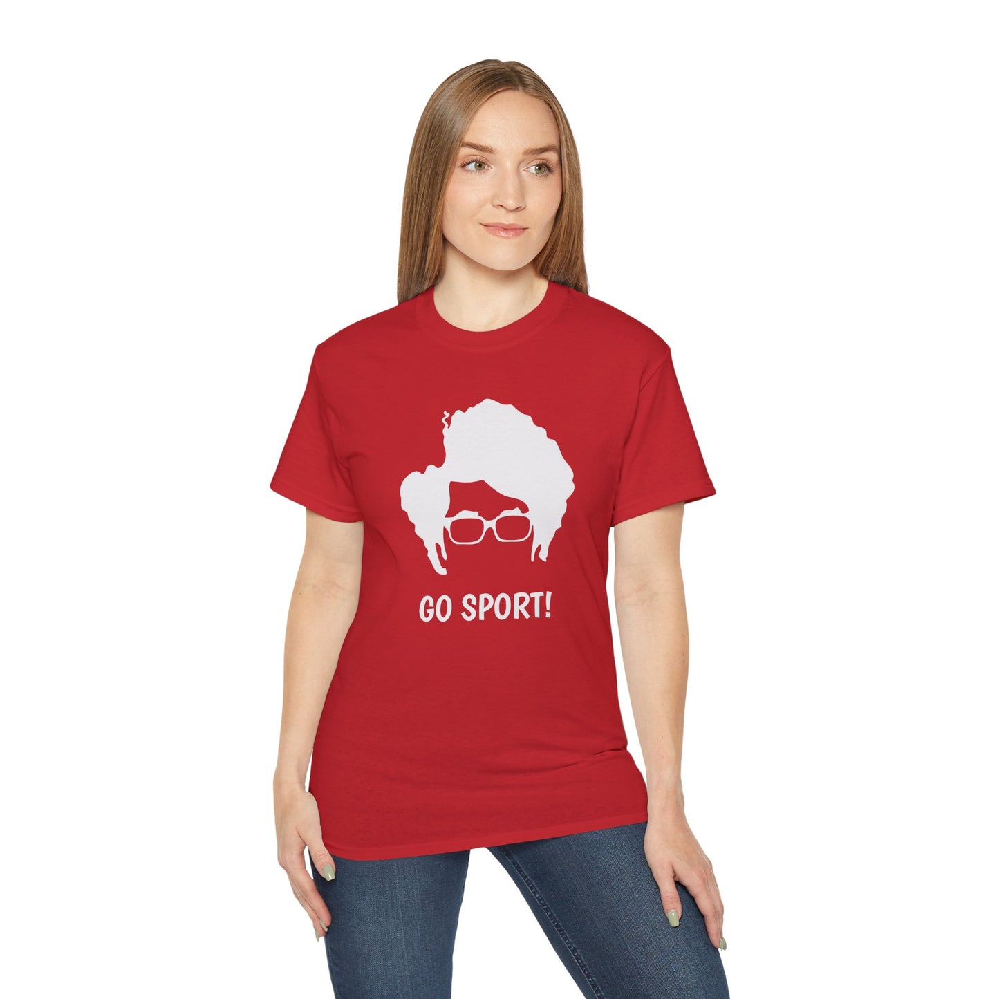 Go Sport! - T-Shirt | Hochwertig, 100 % Baumwolle, Weich & Bequem mit Rundhalsausschnitt