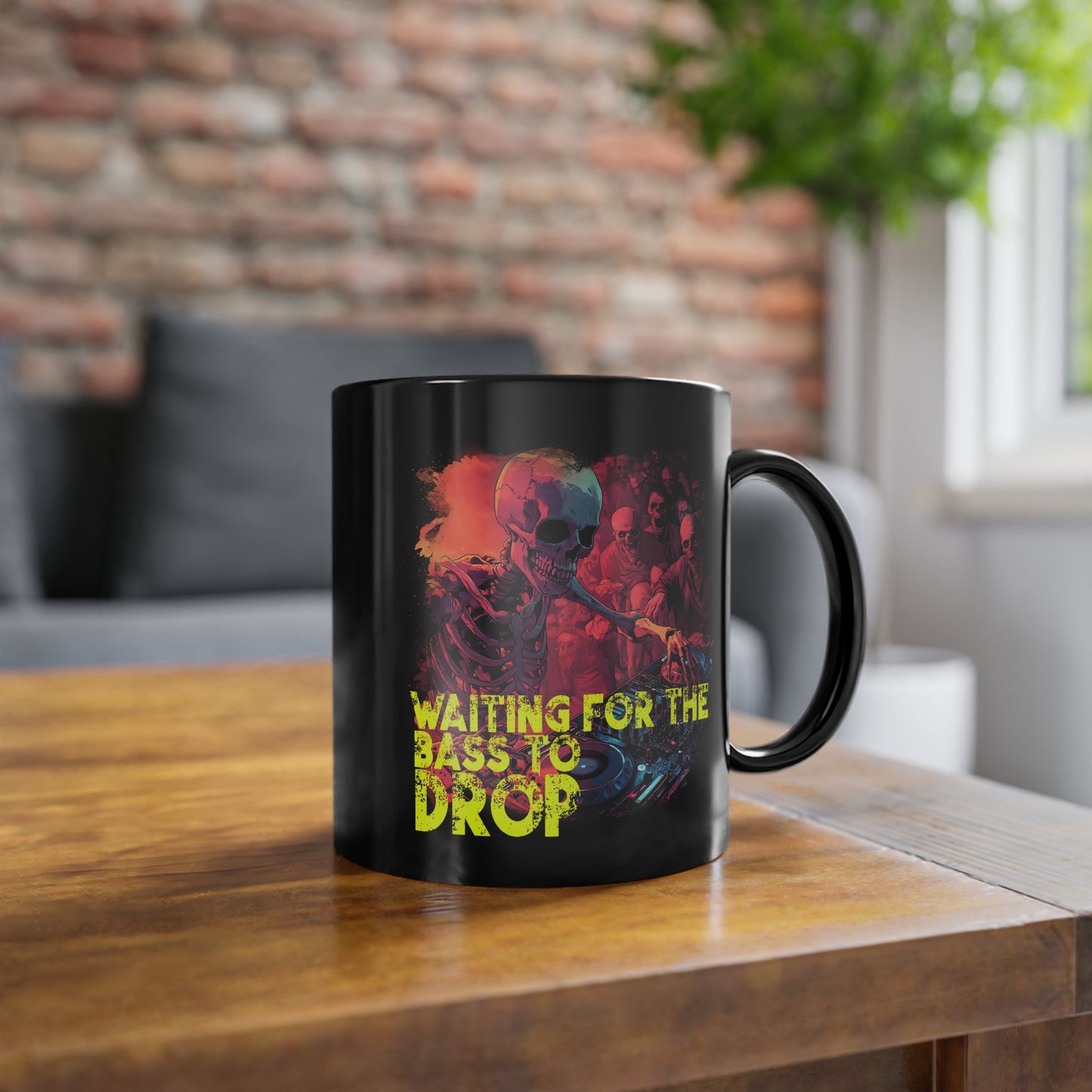 Waiting for the Bass - Motivational Sip, Gift for Coffee Lovers, Inspirational Mug, Office Mug, Daily Coffee Cup
