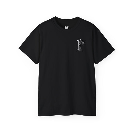 One Percent - T-Shirt | Hochwertig, 100 % Baumwolle, Weich & Bequem mit Rundhalsausschnitt