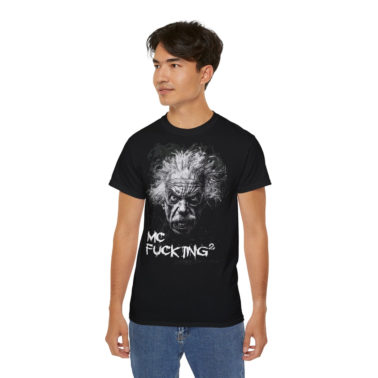 MC F#@!ING² – Einstein T-Shirt | Hochwertig, 100 % Baumwolle, Weich & Bequem mit Rundhalsausschnitt