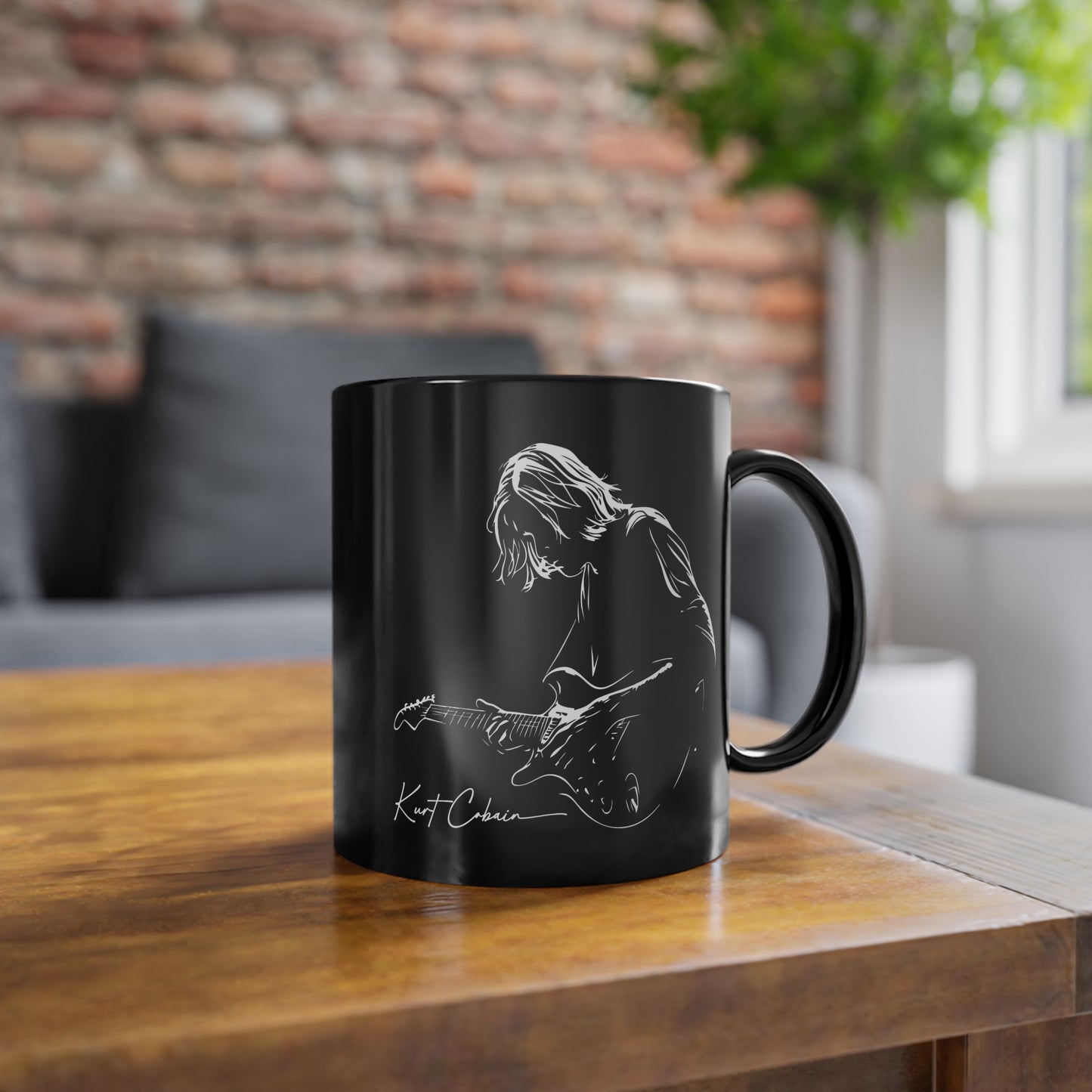 Kurt Cobain Mug - Motivational Sip, Gift for Coffee Lovers, Inspirational Mug, Office Mug, Daily Coffee Cup
