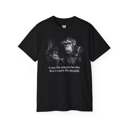 MONKEY WRENCH - T-Shirt | Hochwertig, 100 % Baumwolle, Weich & Bequem mit Rundhalsausschnitt