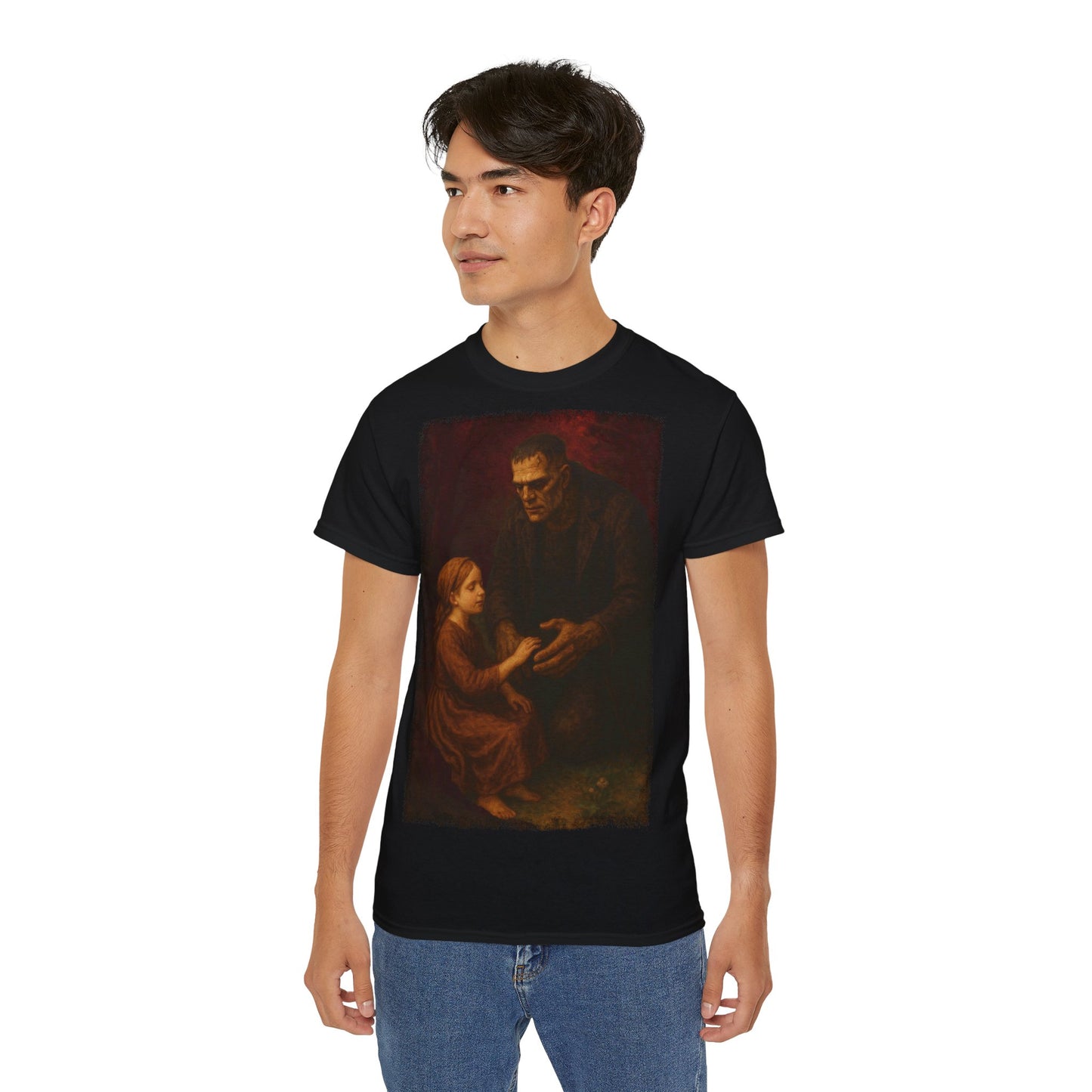 Frankenstien's Monster T-Shirt | Hochwertig, 100 % Baumwolle, Weich & Bequem mit Rundhalsausschnitt