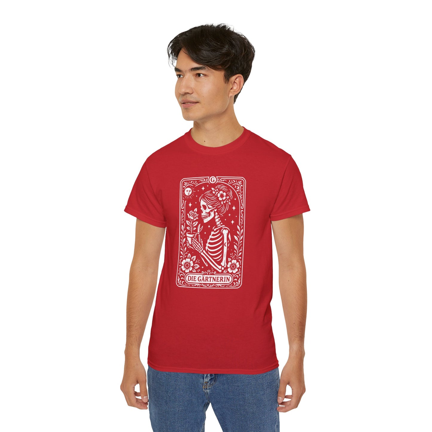 Tarrot der Gärterin - T-Shirt | Hochwertig, 100 % Baumwolle, Weich & Bequem mit Rundhalsausschnitt