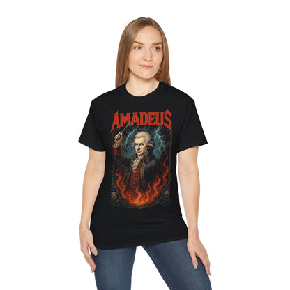 AMADEUS - ROCKS - T-Shirt | Hochwertig, 100 % Baumwolle, Weich & Bequem mit Rundhalsausschnitt