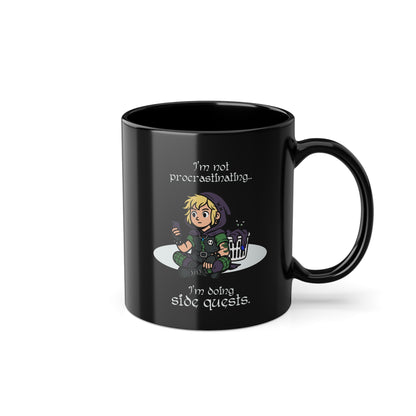 Black Coffee Cup, 11oz