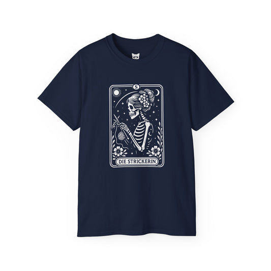 Tarrot der Strickerin - T-Shirt | Hochwertig, 100 % Baumwolle, Weich & Bequem mit Rundhalsausschnitt