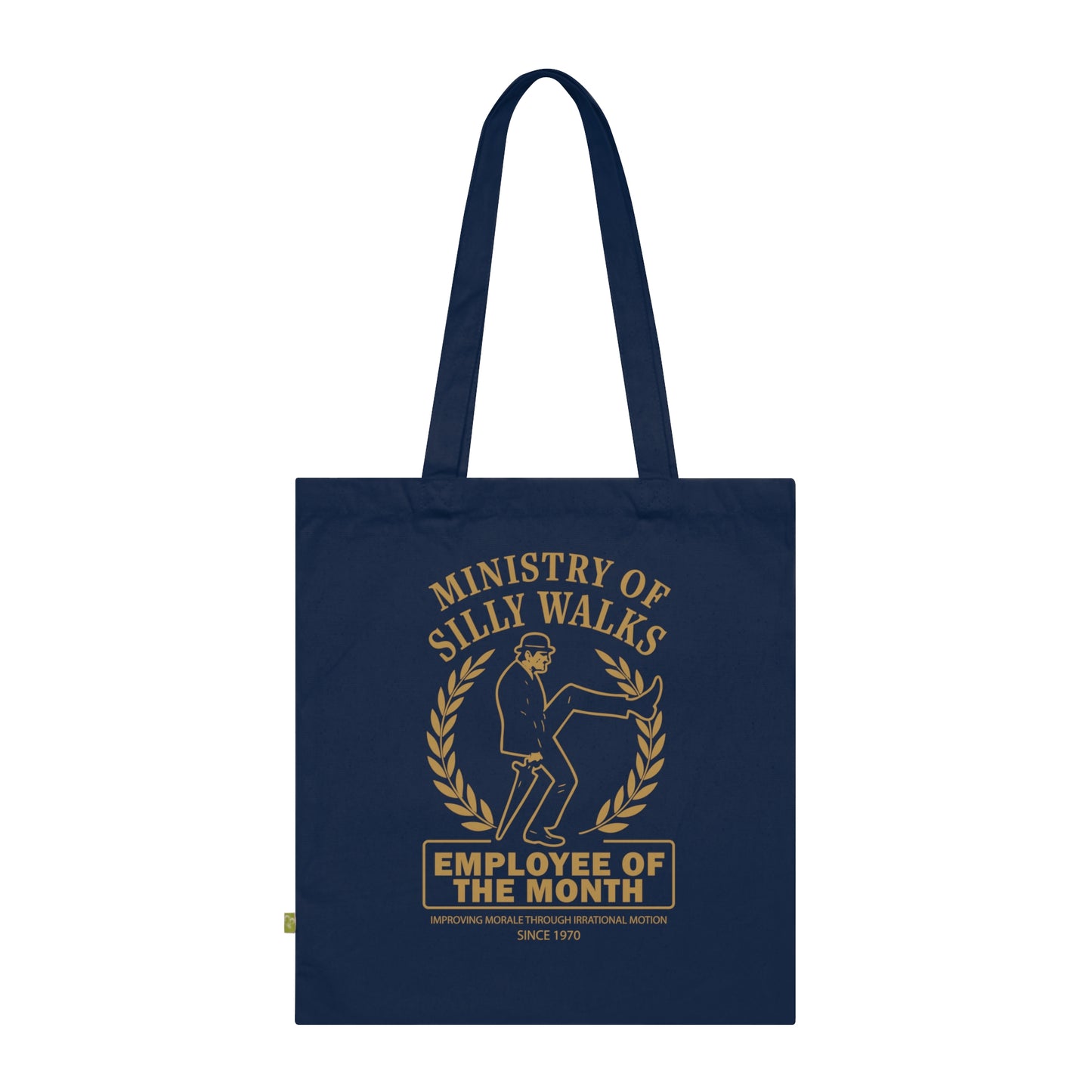 Ministry of Silly Walks - Stoffbeutel, Einkaufstasche aus Bio-Baumwolle, umweltfreundliches Geschenk, Stoffbeutel mit Totenkopfmotiv, Tasche im Boho-Stil