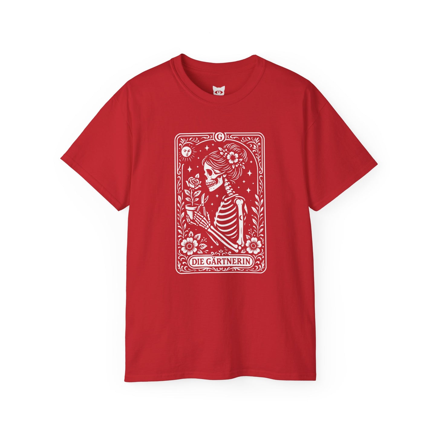 Tarrot der Gärterin - T-Shirt | Hochwertig, 100 % Baumwolle, Weich & Bequem mit Rundhalsausschnitt