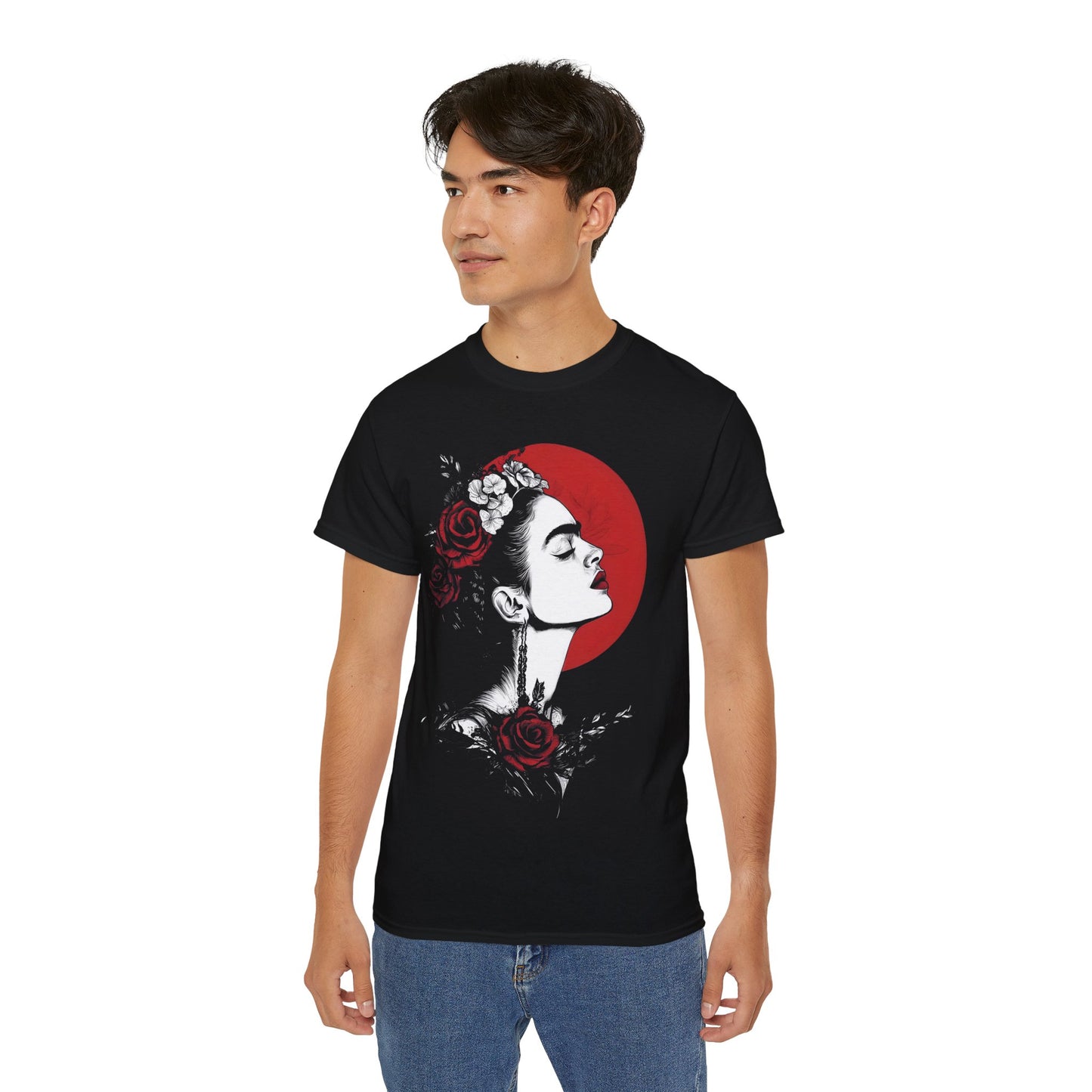 Frida Kahlo T-Shirt | Hochwertig, 100 % Baumwolle, Weich & Bequem mit Rundhalsausschnitt
