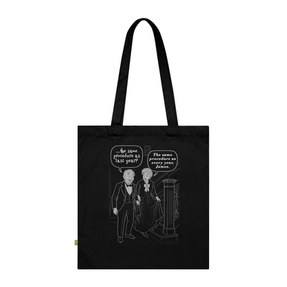 Same As Every Year... - Stoffbeutel, Einkaufstasche aus Bio-Baumwolle, umweltfreundliches Geschenk, Stoffbeutel mit Totenkopfmotiv, Tasche im Boho-Stil