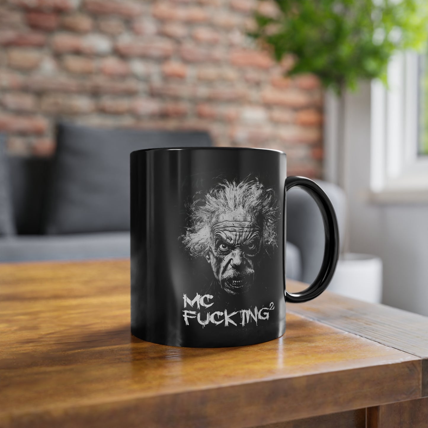 MC F#@!ING² – Einstein  - Musg Gift for Coffee Lovers, Inspirational Mug, Office Mug, Daily Coffee Cup