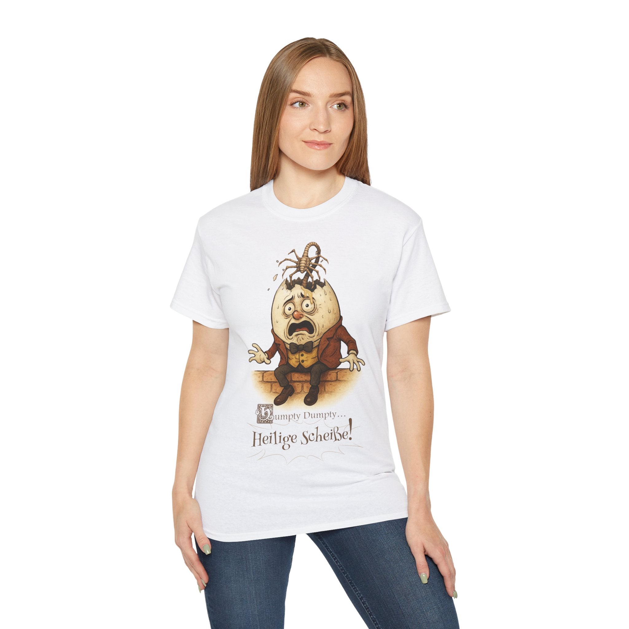 Humpty Dumpty Xeno Hatch - T-Shirt | Hochwertig, 100 % Baumwolle, Weich & Bequem mit Rundhalsausschnitt secondary image