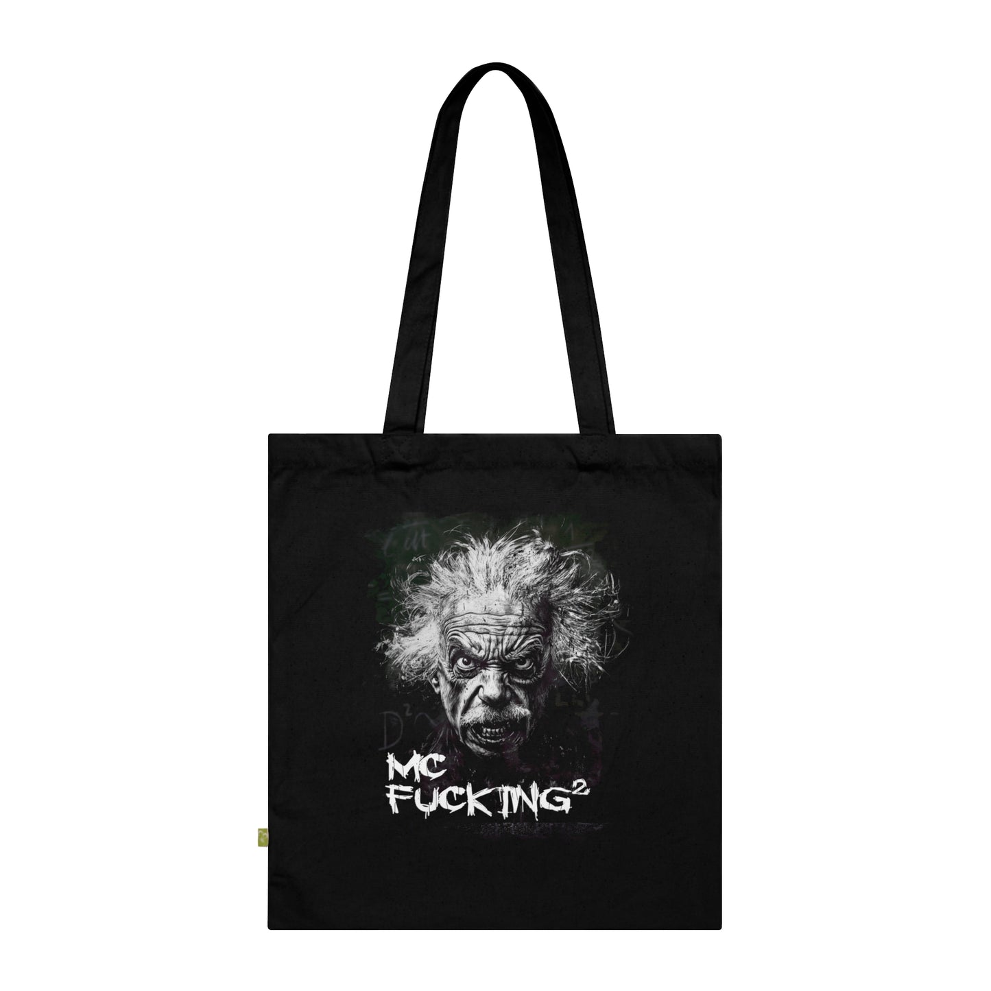 MC F#@!ING² –  Stoffbeutel, Einkaufstasche aus Bio-Baumwolle, umweltfreundliches Geschenk, Stoffbeutel mit Totenkopfmotiv, Tasche im Boho-Stil
