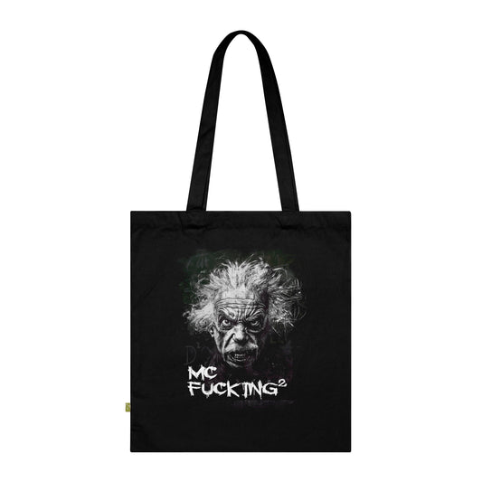 MC F#@!ING² –  Stoffbeutel, Einkaufstasche aus Bio-Baumwolle, umweltfreundliches Geschenk, Stoffbeutel mit Totenkopfmotiv, Tasche im Boho-Stil