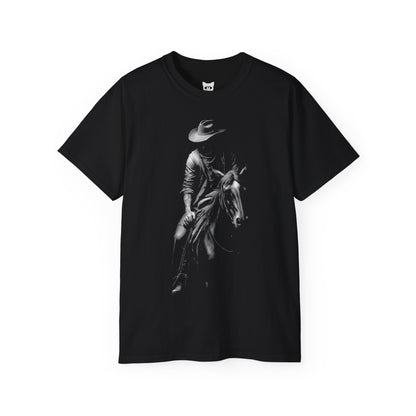 Cowboy - T-Shirt | Hochwertig, 100 % Baumwolle, Weich & Bequem mit Rundhalsausschnitt