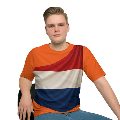 Dutch-Flaggen T-Shirt – Lässiger Style mit Vintage-Touch