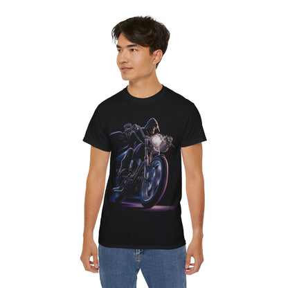 Death Rider - T-Shirt | Hochwertig, 100 % Baumwolle, Weich & Bequem mit Rundhalsausschnitt