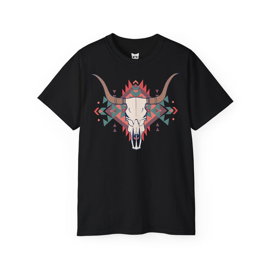 Brama Western - T-Shirt | Hochwertig, 100 % Baumwolle, Weich & Bequem mit Rundhalsausschnitt