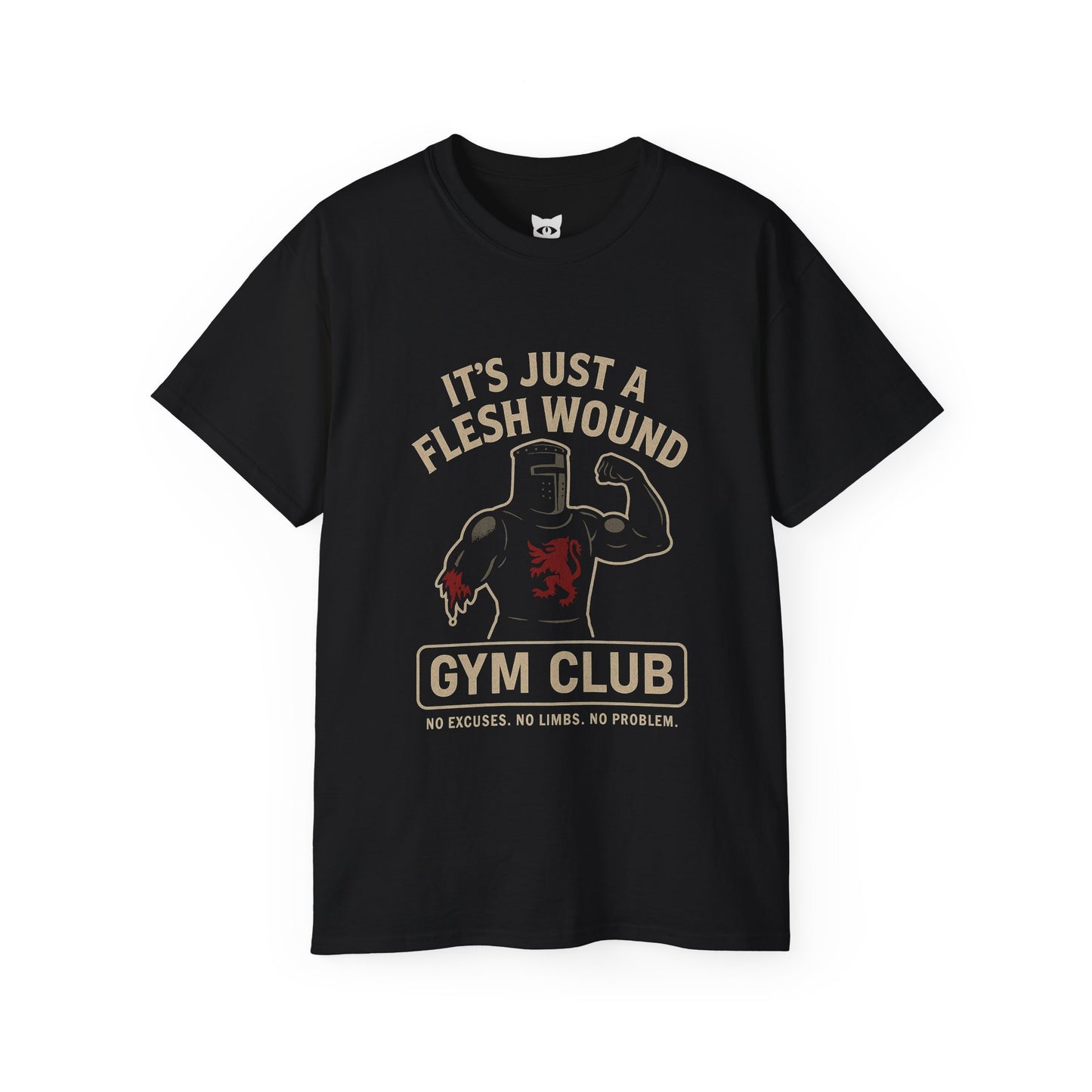 It's Just a Flesh Wound... - T-Shirt | Hochwertig, 100 % Baumwolle, Weich & Bequem mit Rundhalsausschnitt